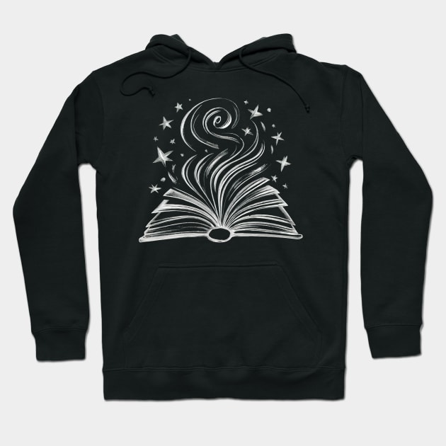 Magic book story Hoodie by Evgmerk